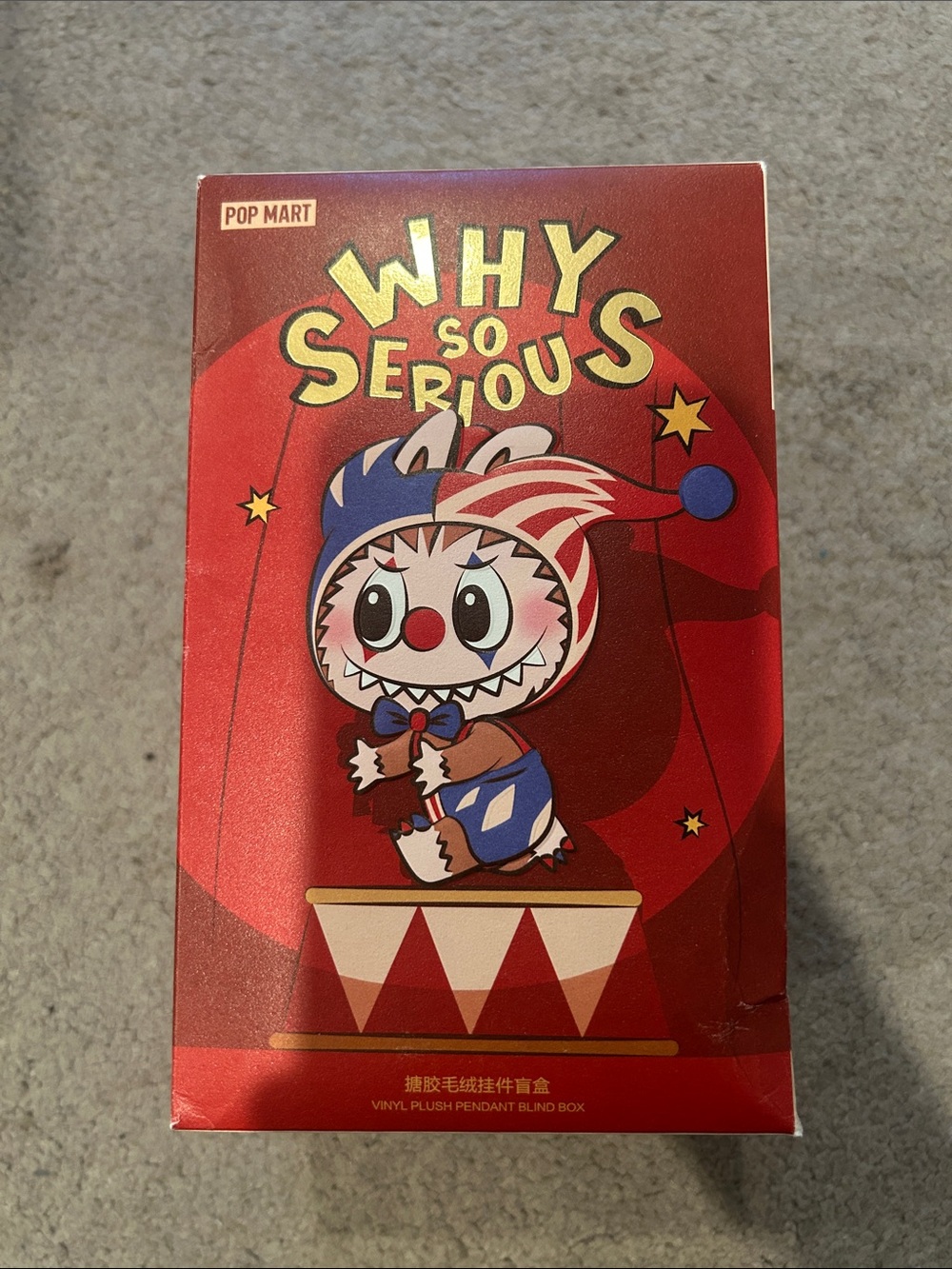 Pop Mart - Why So Serious Flame Clown Vinyl Plush Pendant